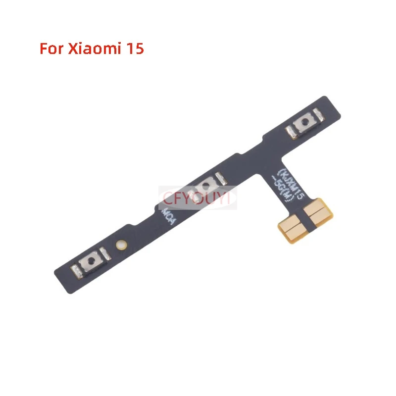 1PCS New Power ON OFF Buttons and Volume Button Up Down Flex Cable For Xiaomi 15 / 15 Pro