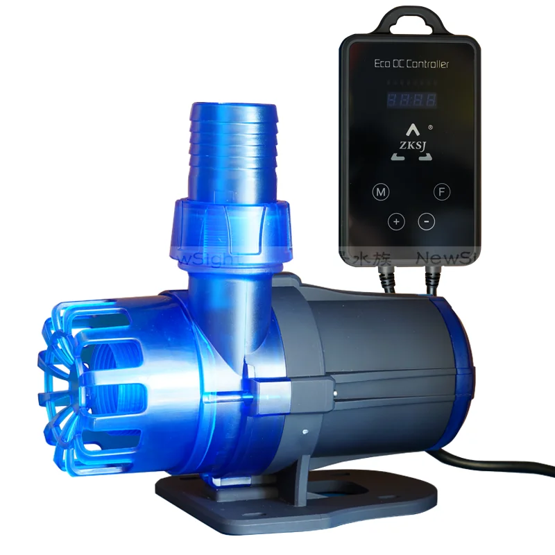 Blue Variable Frequency Water Pump Silent Fish Tank Circulation Filter DC Low Pressure Submersible Pump Bottom Filter Water Pump
