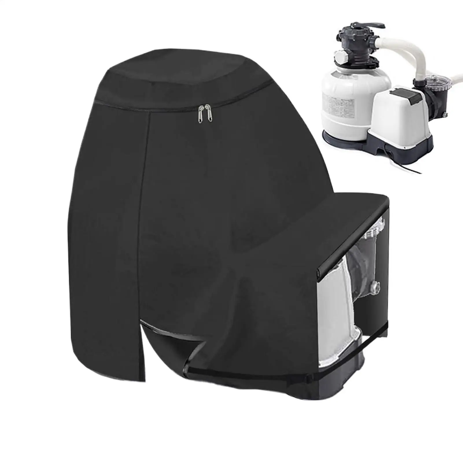 

1 шт., черная крышка насоса для гидромассажной ванны, спа, водонепроницаемая крышка насоса для гидромассажной ванны, детали для открытого бассейна, крышка насоса для водонагревателя