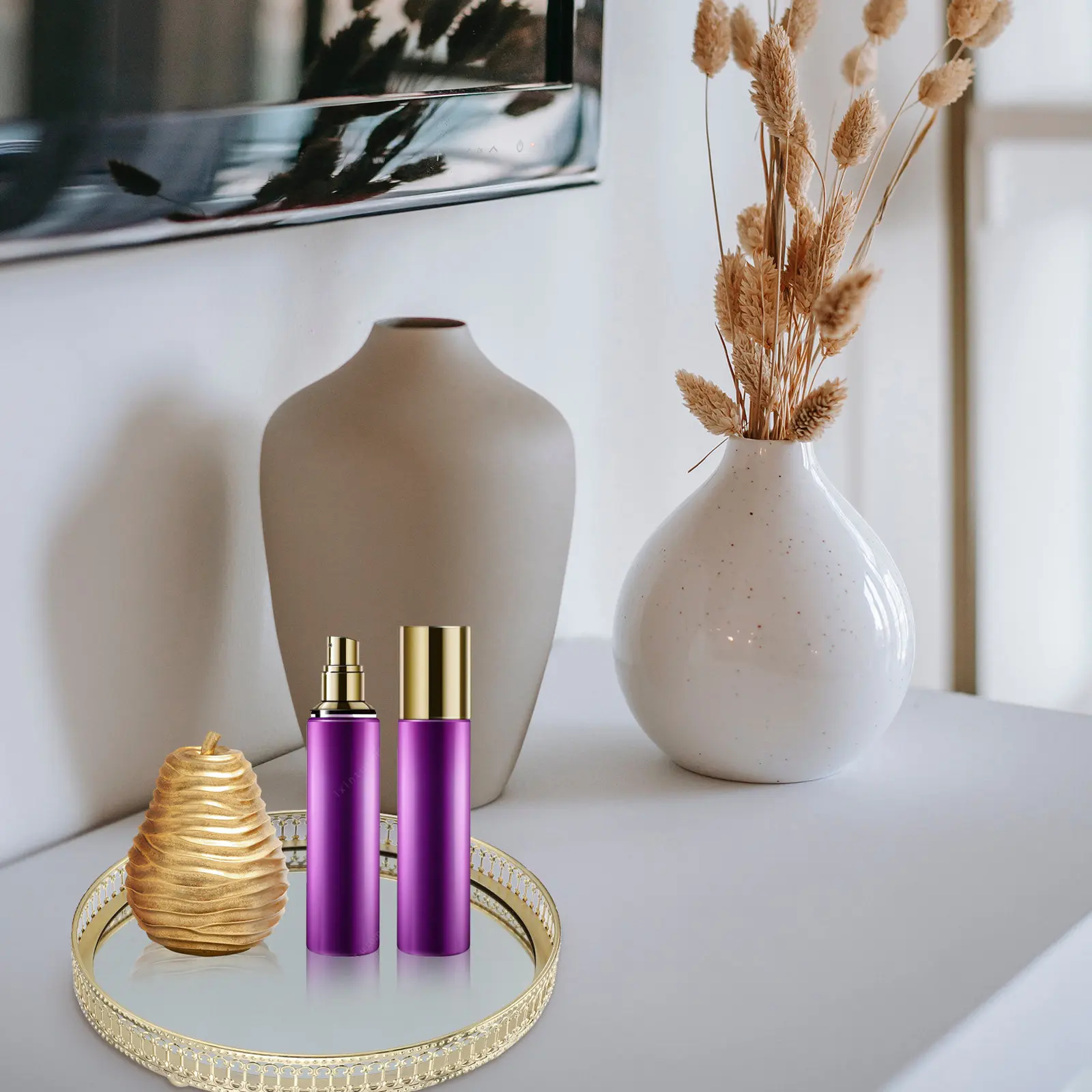 

1 шт. Европейский Стеклянный Поднос для Хранения Украшений с Элегантным Узором, Многофункциональный Поднос для Косметики, Фруктов, Домашнего Декора, Свадебный Декор