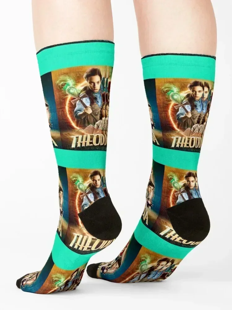 Theodosia Design Socks kawaii christmas stocking professional running men cotton high quality Girl'S Socks Men's