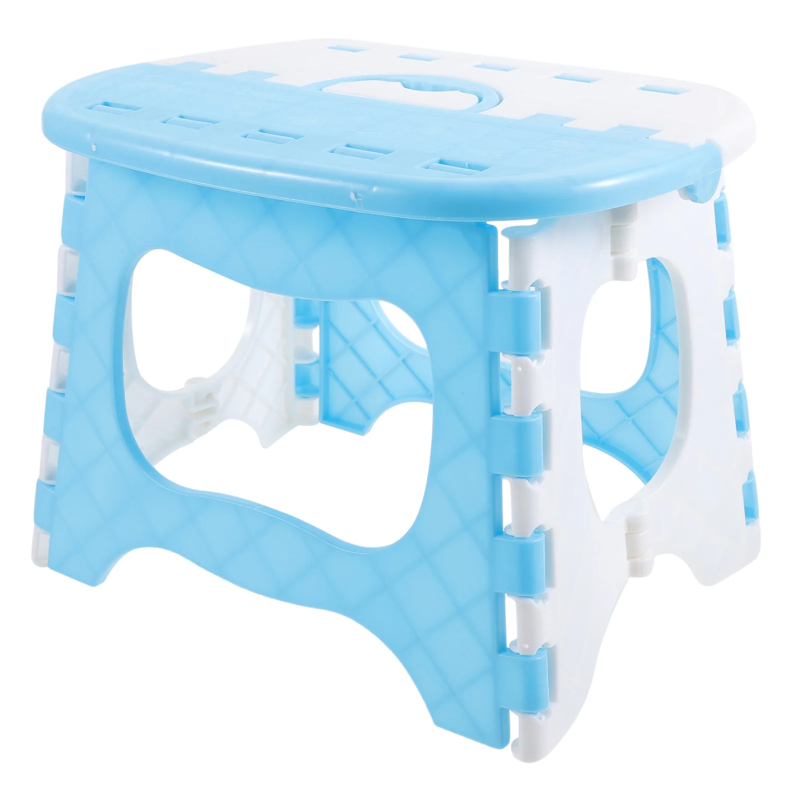 Folding Large Size Step Stool For Kids Portable Folding Stool Bathroom Kitchen Rv Use Non-Slip Textured Surface Lightweight