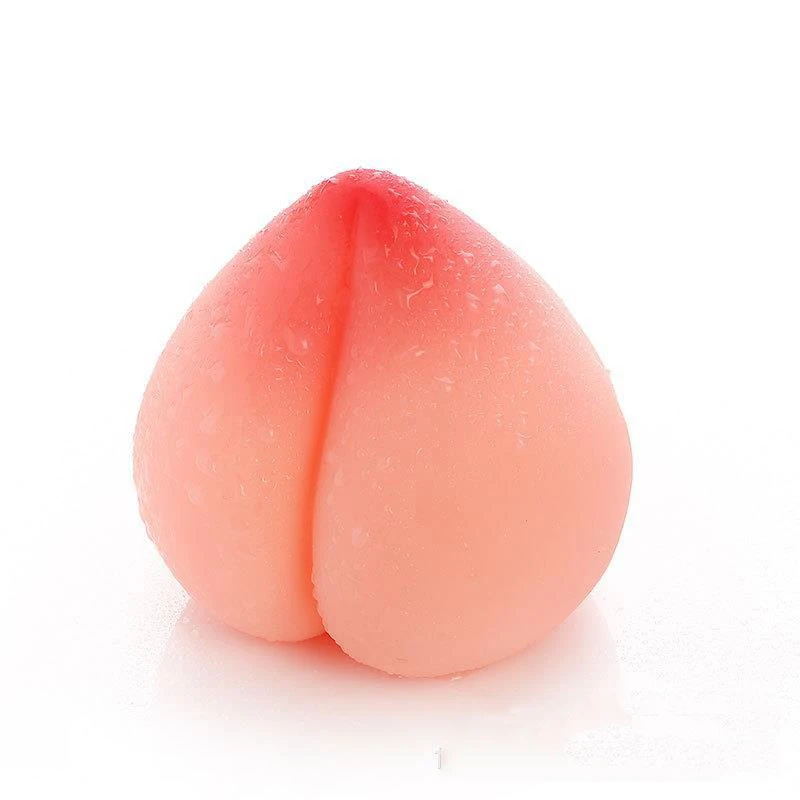 Squishy Creative Funny Simulated Peach Toys Adult Stress Relief Toys Adult Toys Peach Gifts Men Stress Resilient Relief Toys