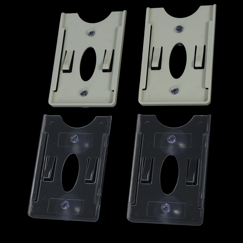 2 قطعة حامل بطاقة لزجاج السيارة الأمامي علامة زجاجية دائم ID حامل بطاقة IC بطاقات كم منظمة السيارة ديكور السيارة الداخلي #5