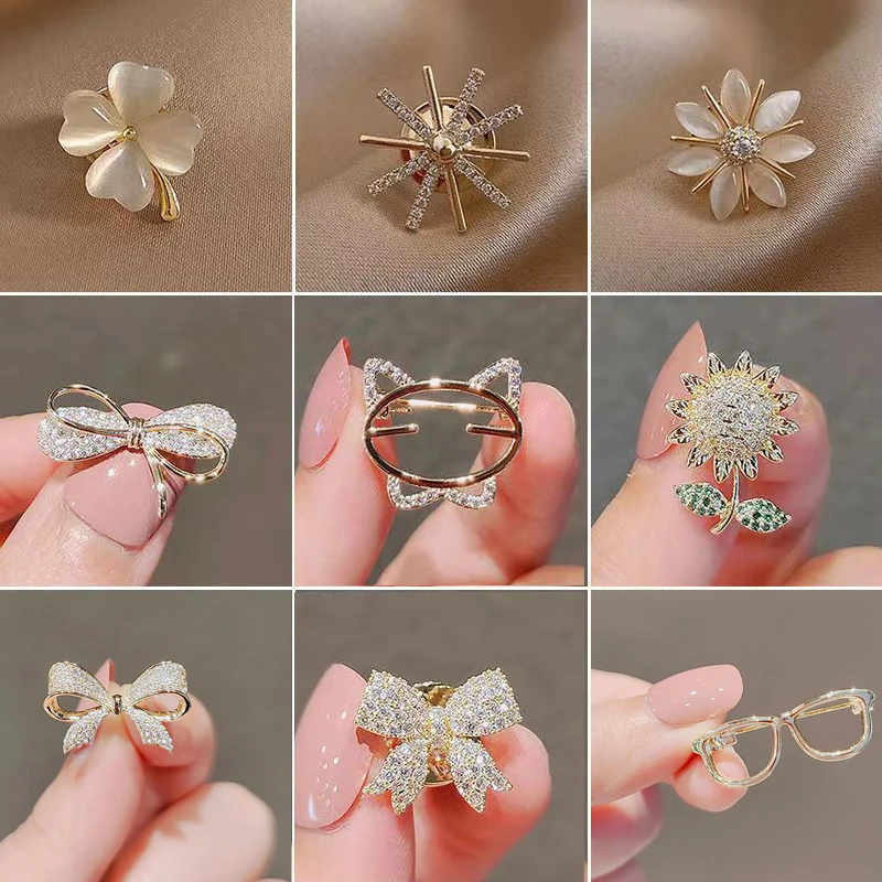Invisible Safety Pin Buckle Women's Style Prevent Exposure Autumn Necktie Fixed Accessory Invisible Female Clothing Fastener