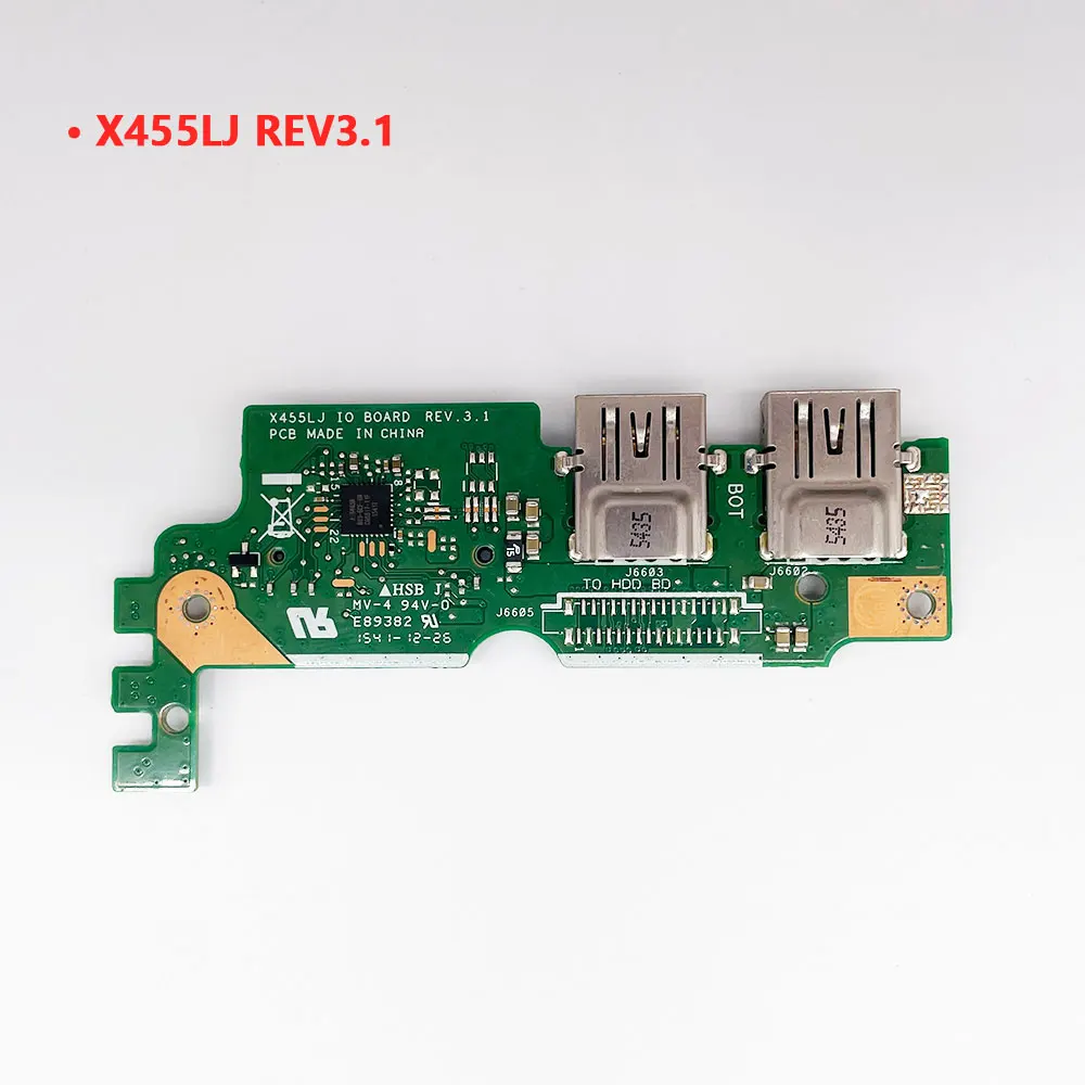 For ASUS X455L X455LD X455LJ X455LF X455DG X455WE A455L K455L F455L W419L Y483L DX882L Laptop USB audio Jack Card reader board