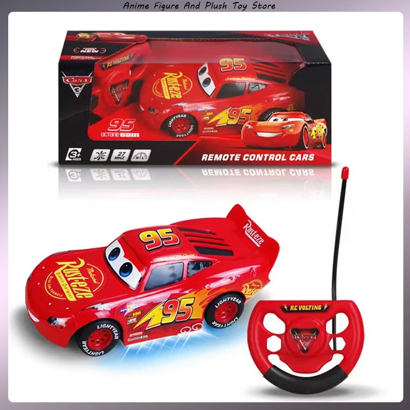 18cm Lightning Mcqueen Pixar Cars 3 Remote Control Toy Car Collectable Decoration Cartoon Figure Model Kids Toys Birthday Gift