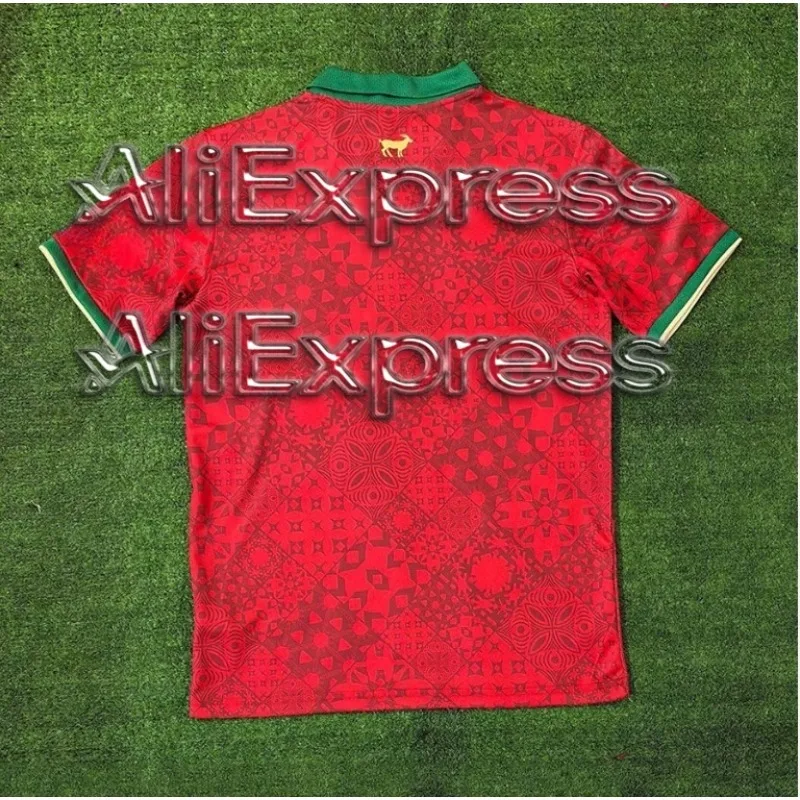 

25-26 Portuguese training suit warm-up suit, jersey 3D printed football suit summer sports suit competition suit moto T-Shirts