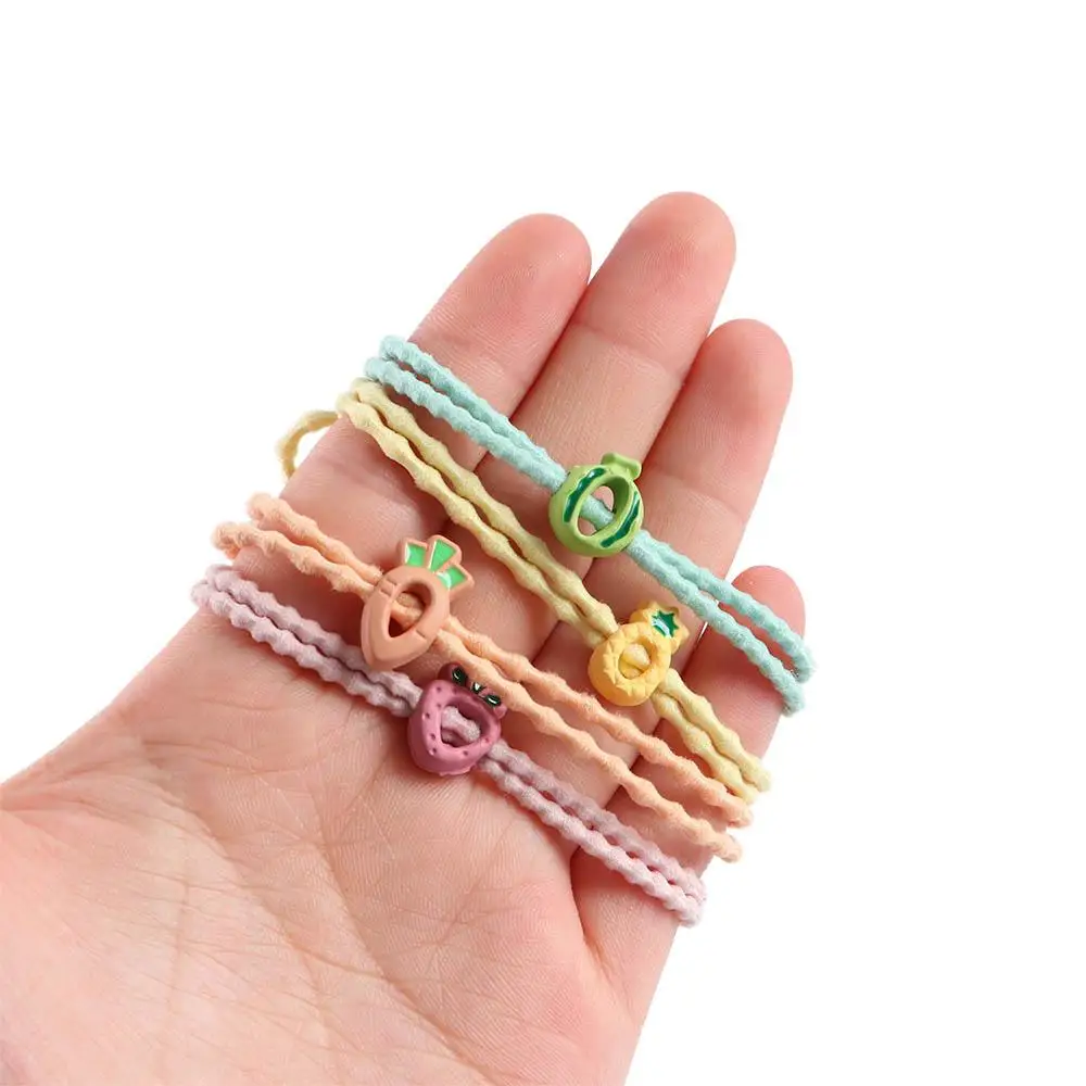 Hair Ties Hair Band Hair Accessories Strawberry Fruit Hair Scrunchies Korean Style Hair Rope Women Hair Ring Ponytail Holder