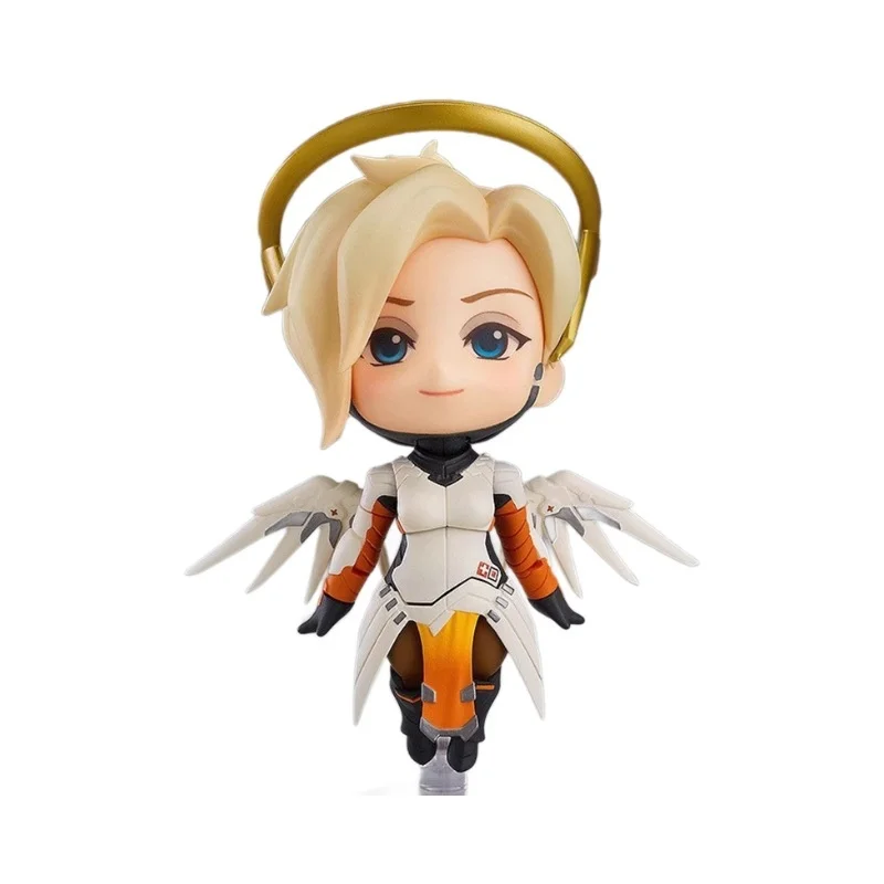 Q-version Clay Man Angel Angela 790 # OW Overwatch Mobile Face Changing Doll Handmade Ornament