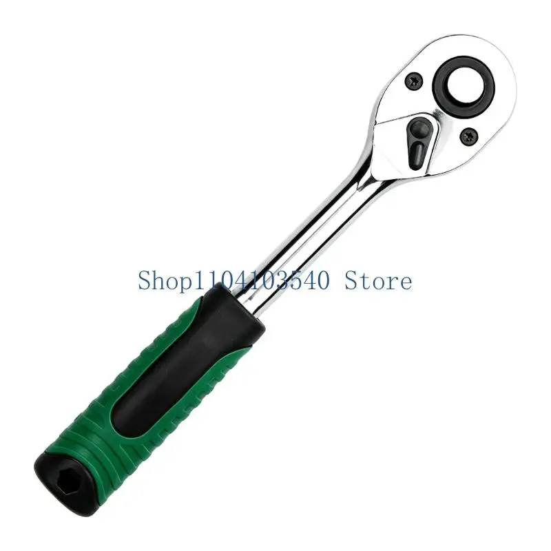 02DC Slip-Resistant Grip Hand Fastening Tool, 24-Tooth Manual Turning Design for Everyday Repair, Assembly, and Service Use