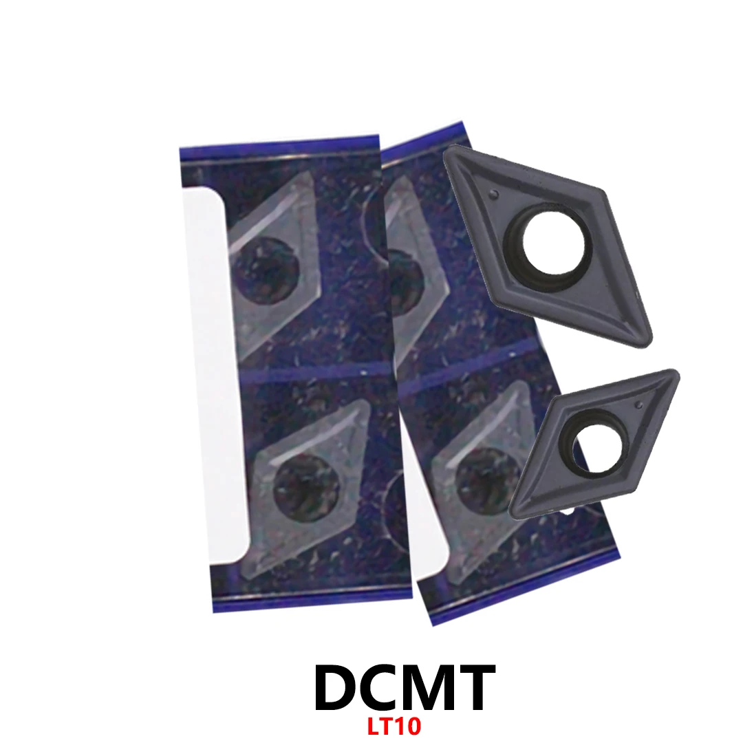 

Оригинальный DCMT11T304NN DCMT11T308NN LT10 Токарный станок по металлу Твердосплавные вставки DCMT11T304 DCMT11T308 DCMT 11T30408 Держатель инструментов с ЧПУ