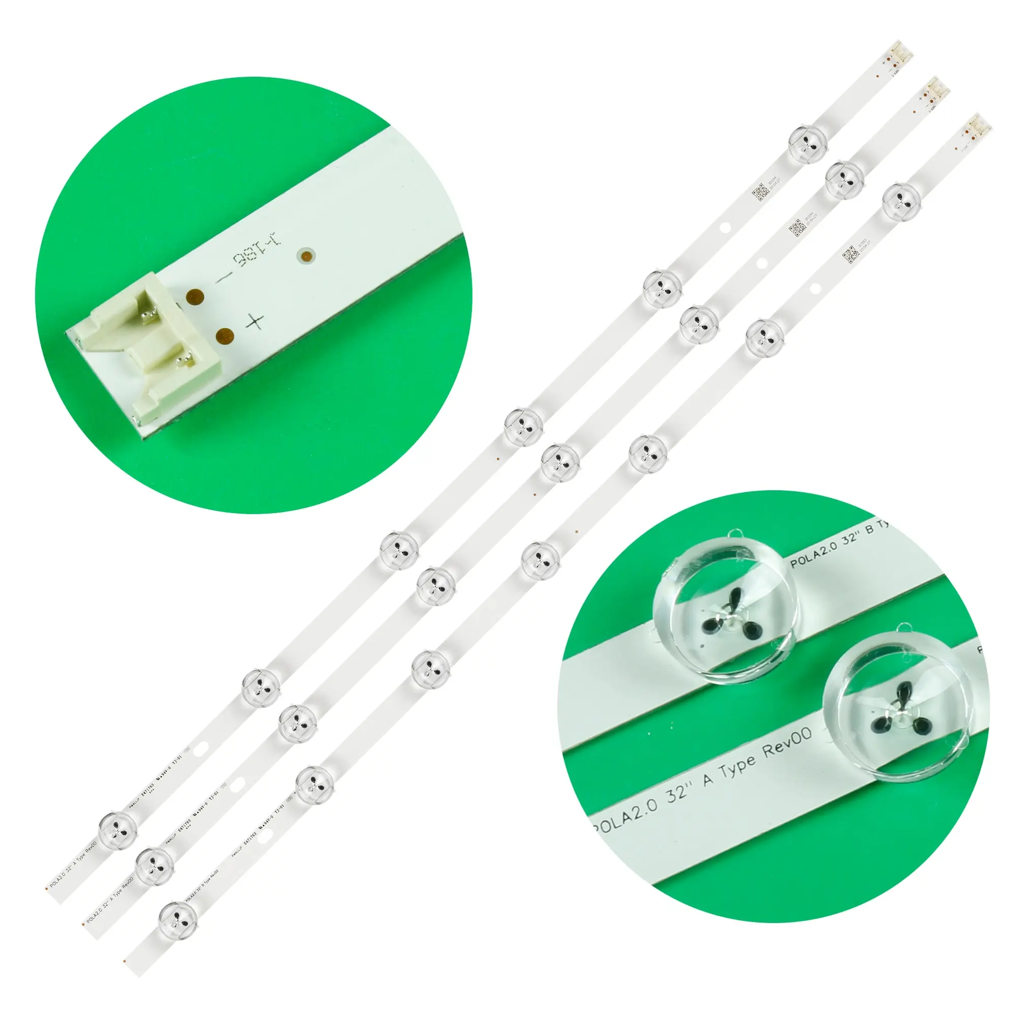 

5/10/18/54kits LED backlight strip OUT POLA2.0 32LN541U 32LN541U-ZB 32LN530B 32LN530B-UA 32LN5550 32LN532V HC320DXN-VCFP1-11XX