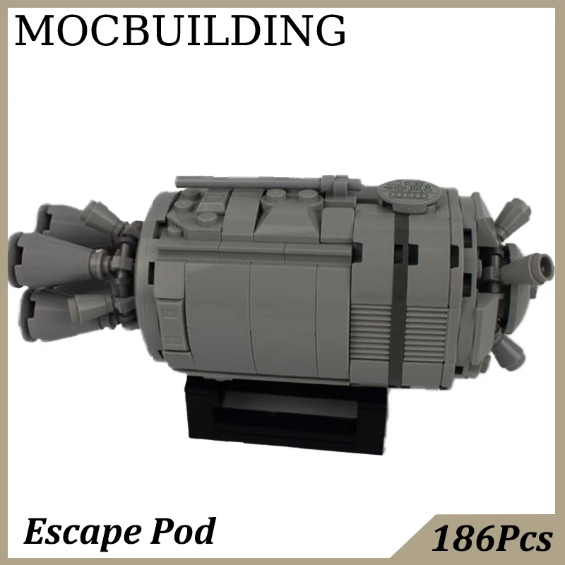 

186Pcs Escape Pod Model MOC Building Block Bricks Toys for Kids Birthday Gift