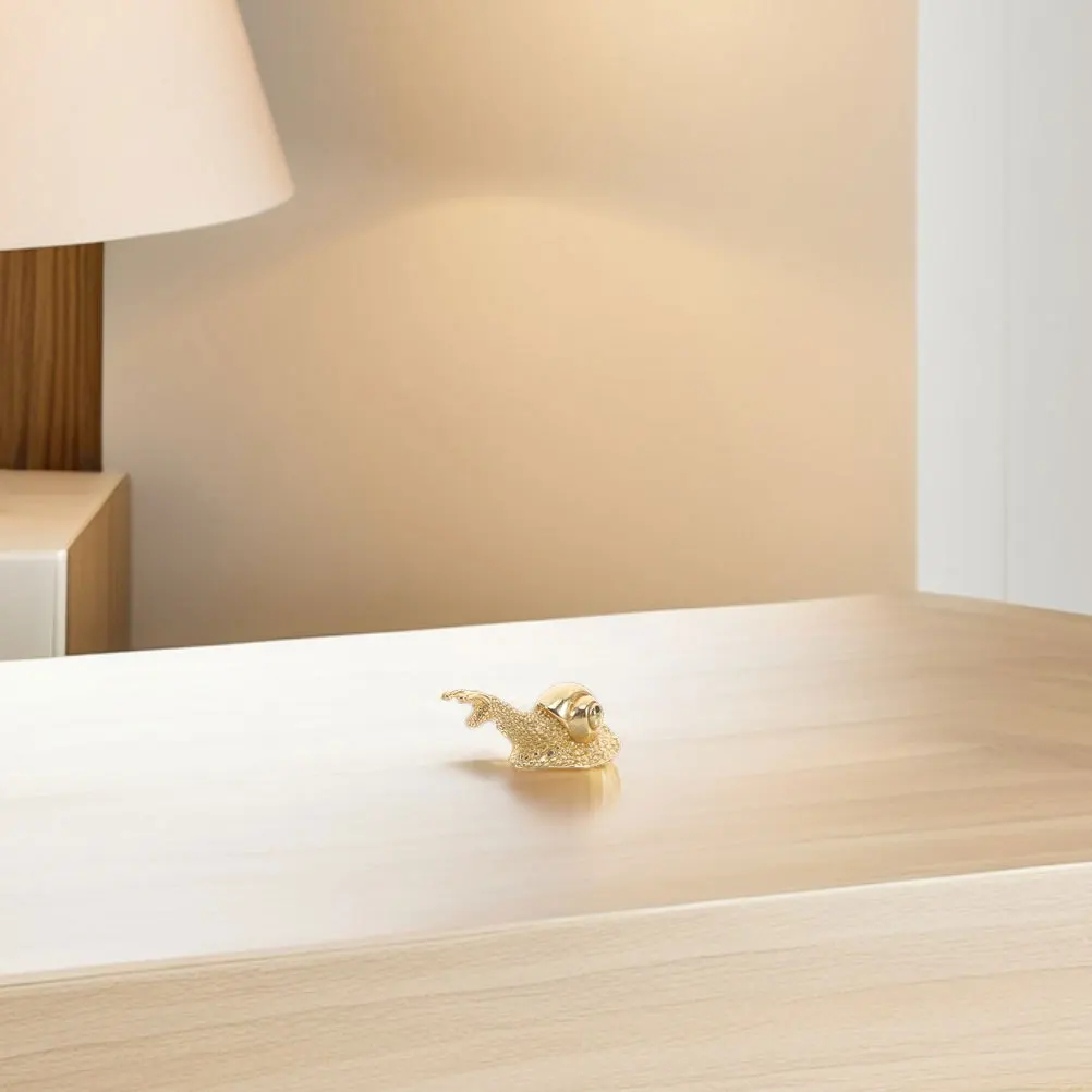 2 шт. элегантные латунные ручки для шкафа в форме улитки, декоративные ручки для кухни, спальни, мебельные аксессуары, ручки для шкафа