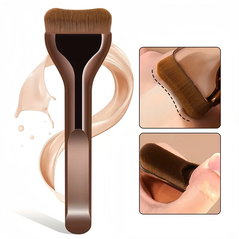 Foundation Make-up Pinsel Set Ultradünner Top-Maskenpinsel für flüssige Creme Kosmetik Beauty Tool