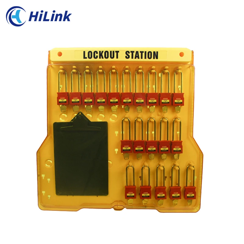 Industrial Safety Overhaul Management One-Stop Solution,Wall Mounted Transparent Covered Station Safety Lockout Device Storage