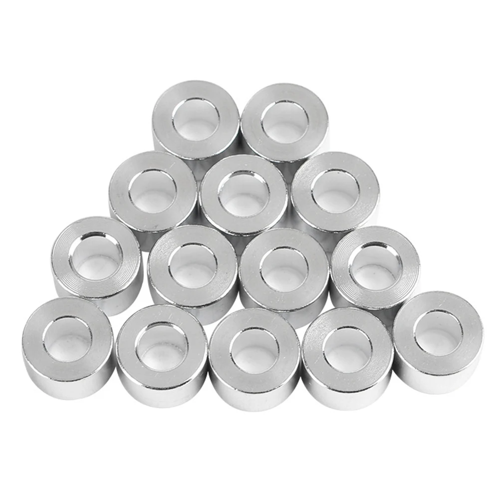 

10pcs Aluminum Flat Gasket Bushings 6Mm Corrosion Resistant Lightweight Spacers For 3D Printer Cnc Engraving Machine Stackable