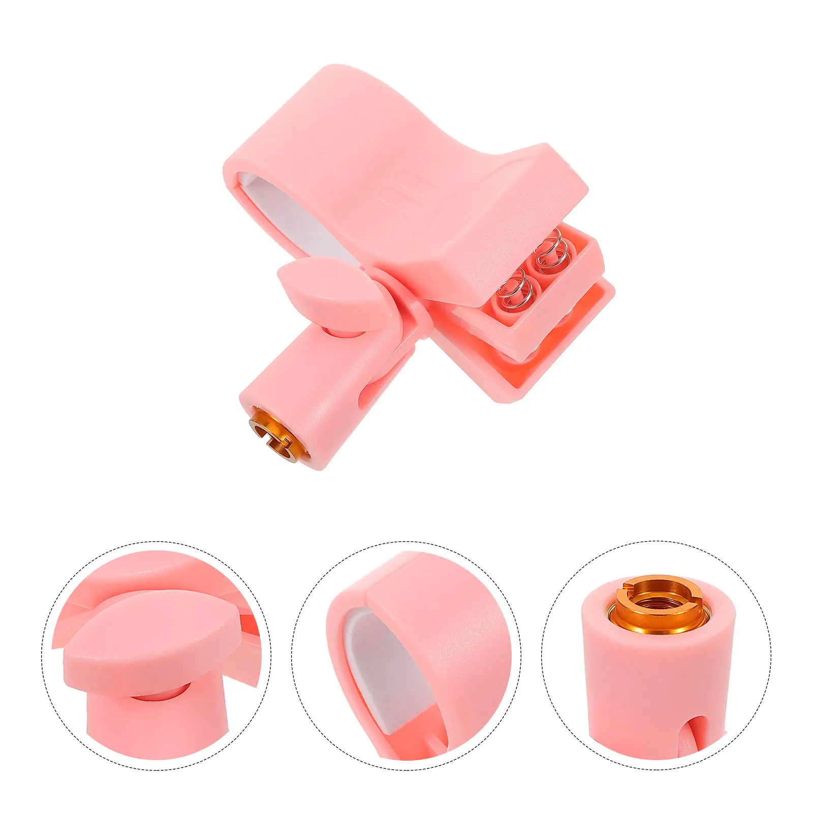 

Desktop Microphone Clamp Pink Large Mic Clip For Thick Desk 3/8 Inch Thread Universal Mount For Streaming Podcasting