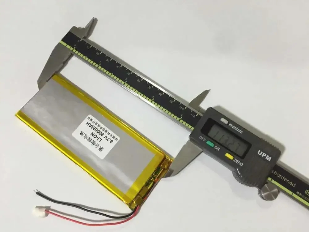 Новая подлинная полимерная литиевая батарея 3,7 В, высота 2000 мАч, анти-новая горячая аккумуляторная батарея для мобильного телефона, прочная электричество