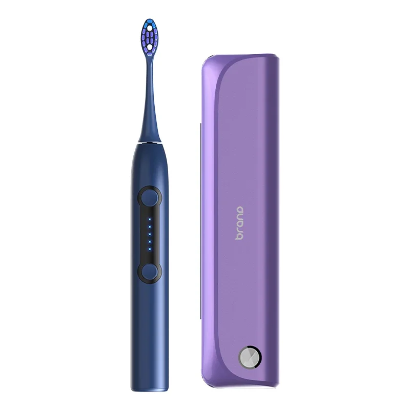 2024 Hot Sale Toothbrush Wireless Charging Travel Sonic Electric Toothbrush with UV Sterilization Case Electric Toothbrush