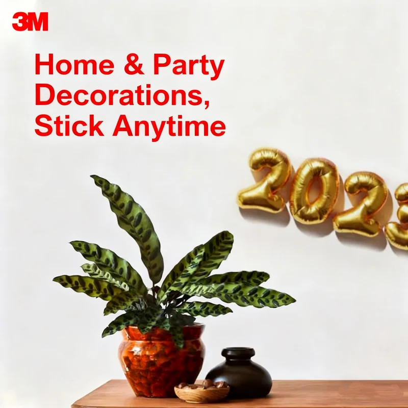 شريط 3M مزدوج الجوانب رفيع للغاية وشفاف عالي اللزوجة شريط غير أثر مقاوم لدرجات الحرارة العالية شريط سيارة سهل التمزق