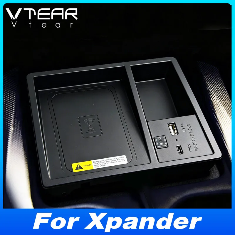 

Для Mitsubishi Xpander (2017-2025) Беспроводное автомобильное зарядное устройство - адаптер панели мобильного телефона с быстрой зарядкой | Модификация аксессуара