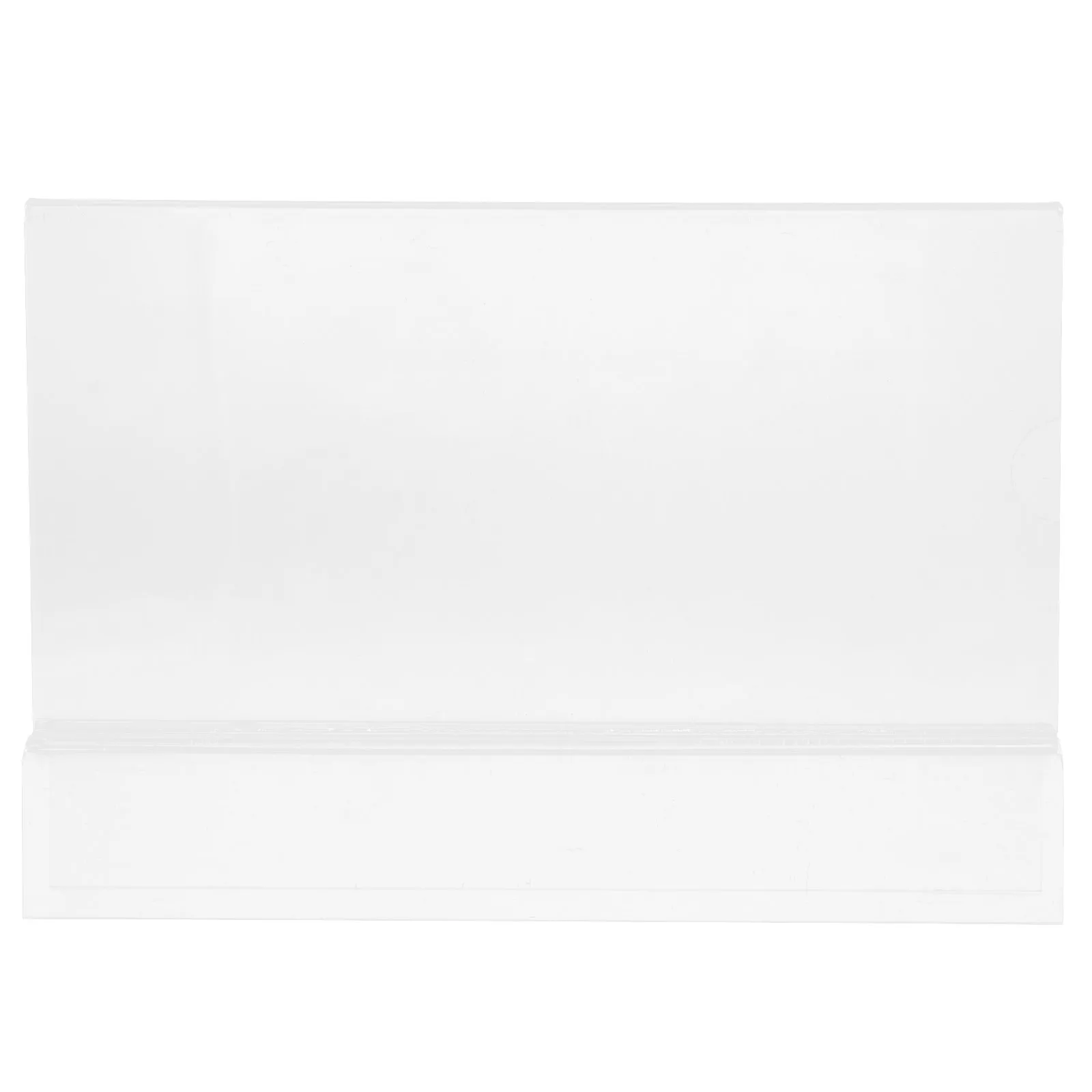 

Acrylic Name Card Holder Clear Desk Stand for Office Workplace Employee Id Tag Display Modern Minimalist Name Badge