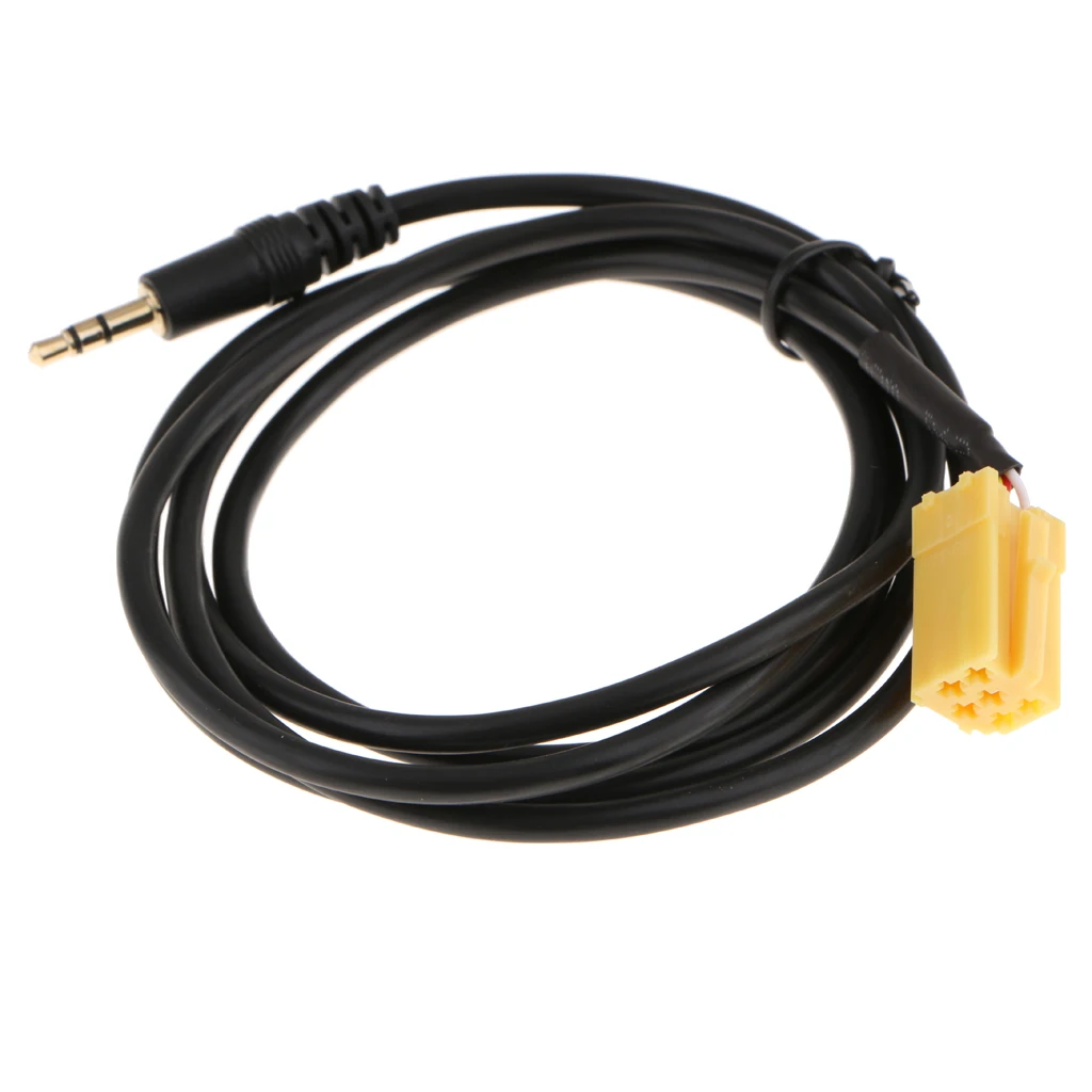 

6 Pin to 3.5mm Male AUX In Audio Cable for Grande Punto Alfa 159