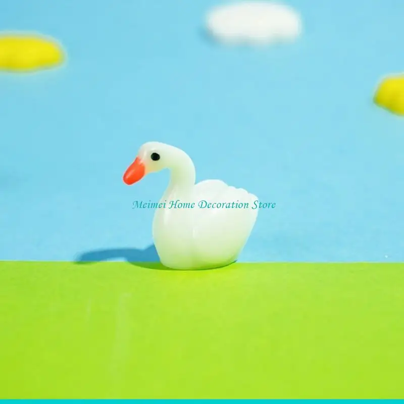 

H7BF 100Pcs Miniature Animal Figurines Resin Craft Accessories for Garden Moss Landscape Tabletop Ornament Accessories