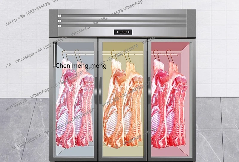 

Frozen Fresh Display Cabinet Refrigerated Freezer Vertical Freezer Fresh Meat Acidification Cabinet