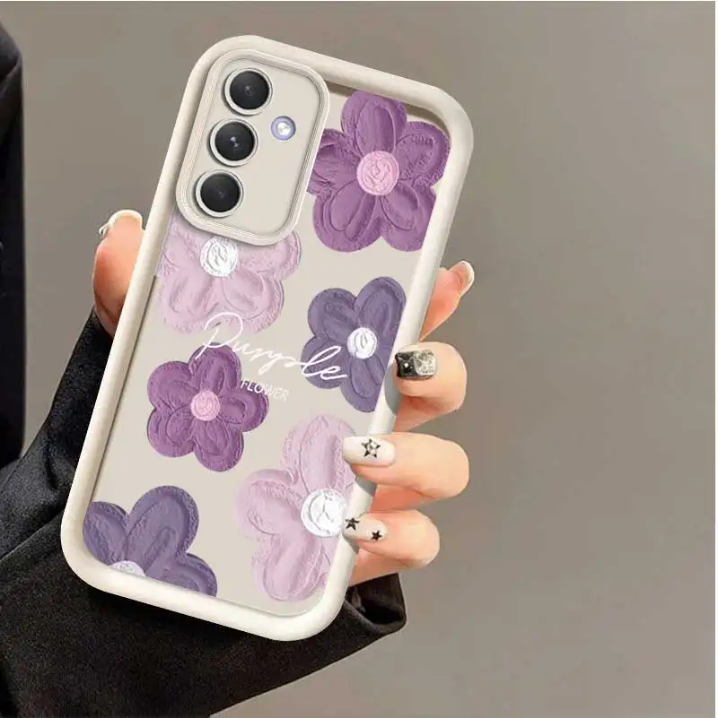 A55 Morning Dew Garden Sky Eye Ladder Phone Case For Samsung Galaxy A25 A24 A23 A22 A20 A15 A14 A13 A12 A10 A05 A04 A03 A02