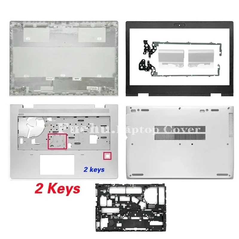 

Replace Case For ProBook 640 G5 G4 LCD Back Cover Front Bezel Hinges Palmrst Bottom Case Touchpad Top Housing L09526-001