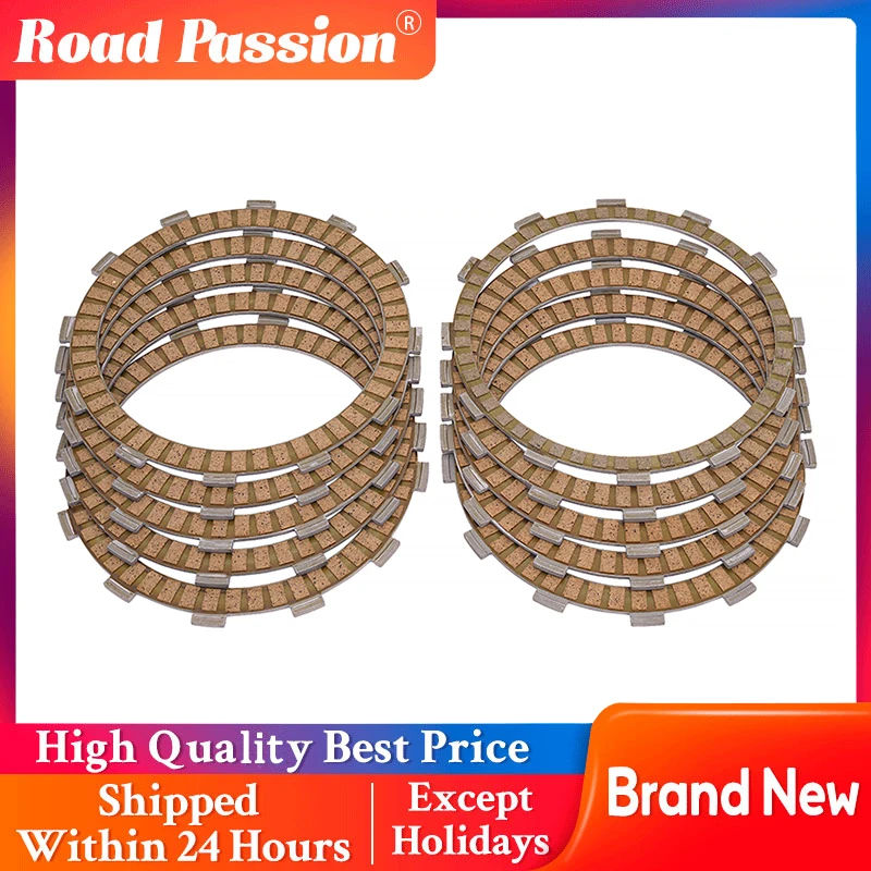 

Road Passion Motorcycle Clutch Friction Plates Disc Kit For Kawasaki ZX1400 Ninja ZX-14 ZX-14R ZZR1400 ZG1400 1400GTR 14 ABS