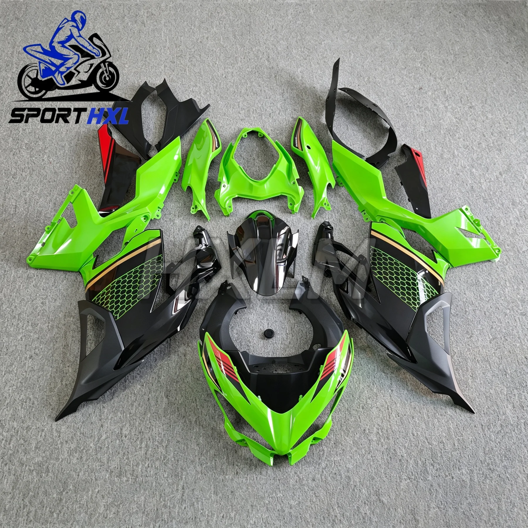 For Kawasaki Ninja400 2018 2019 2020 2021 2022 2023 Motorcycle Complete Fairing ABS Plastic Body Decoration kit