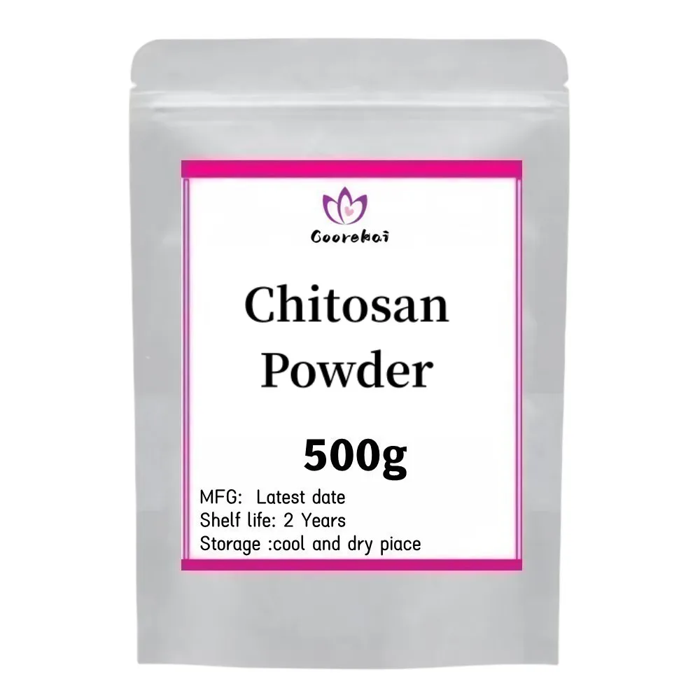 High Quality 50-1000g Chitosan Powder For Skin Care Moisturizing Cosmetics Materia