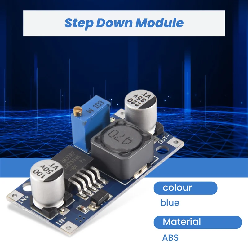 6-pack LM2596 DC naar DC Buck-converter 3,0-40V naar 1,5-35V voeding Step Down-module (6-pack)