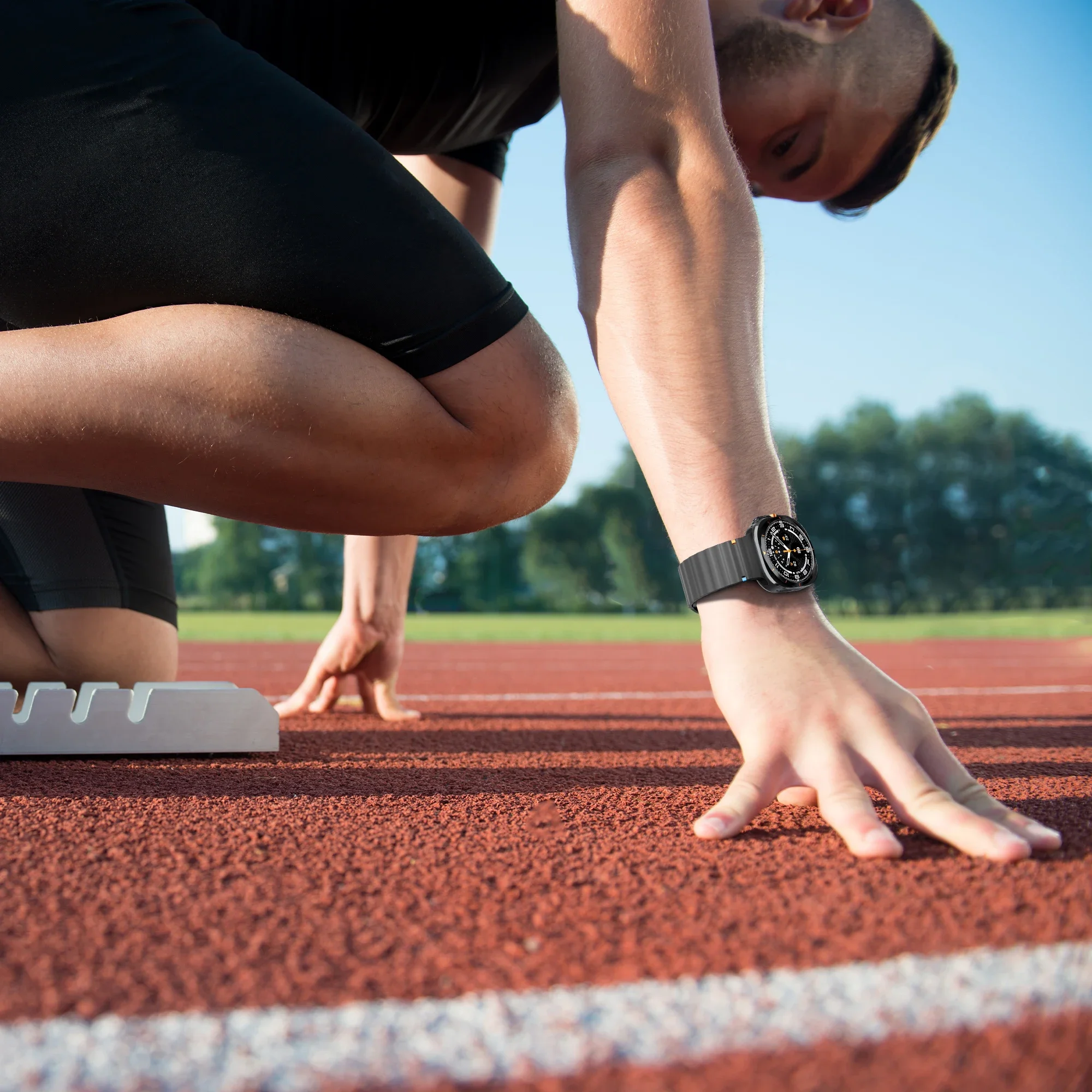 Silikonarmband für Samsung Galaxy Watch Ultra Armband 47 mm Armband Correa Galaxy Watch 7 6/6 Classic/5 Pro/4 44 mm 40 mm 43 mm 46 mm