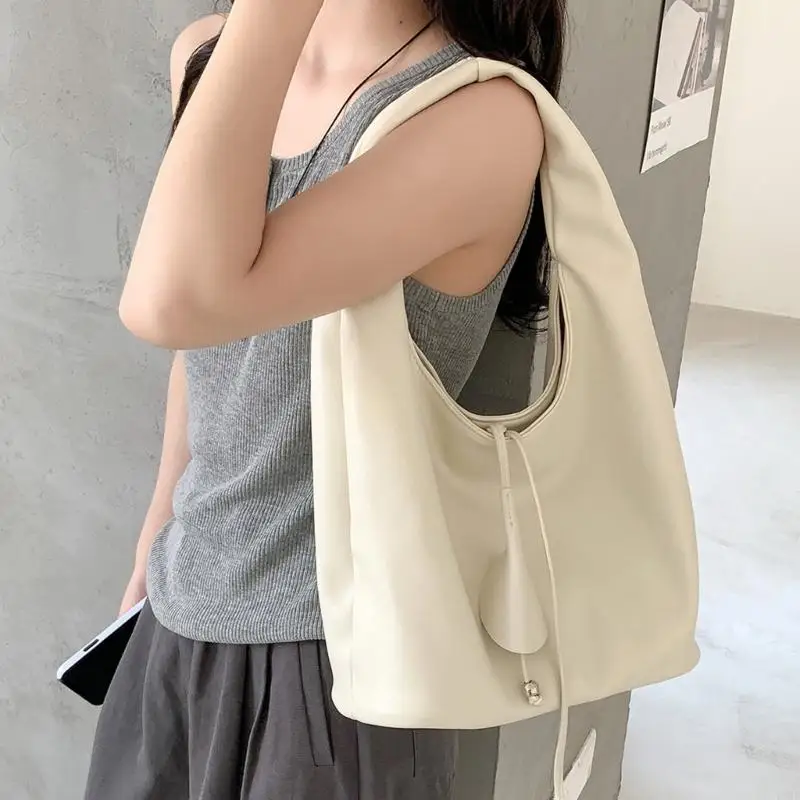 

72XE Women Slouchy Bag Soft PU Leather Casual Shoulder Purse Spacious Work Handbag Top Handle Bags for Travel or Daily Use