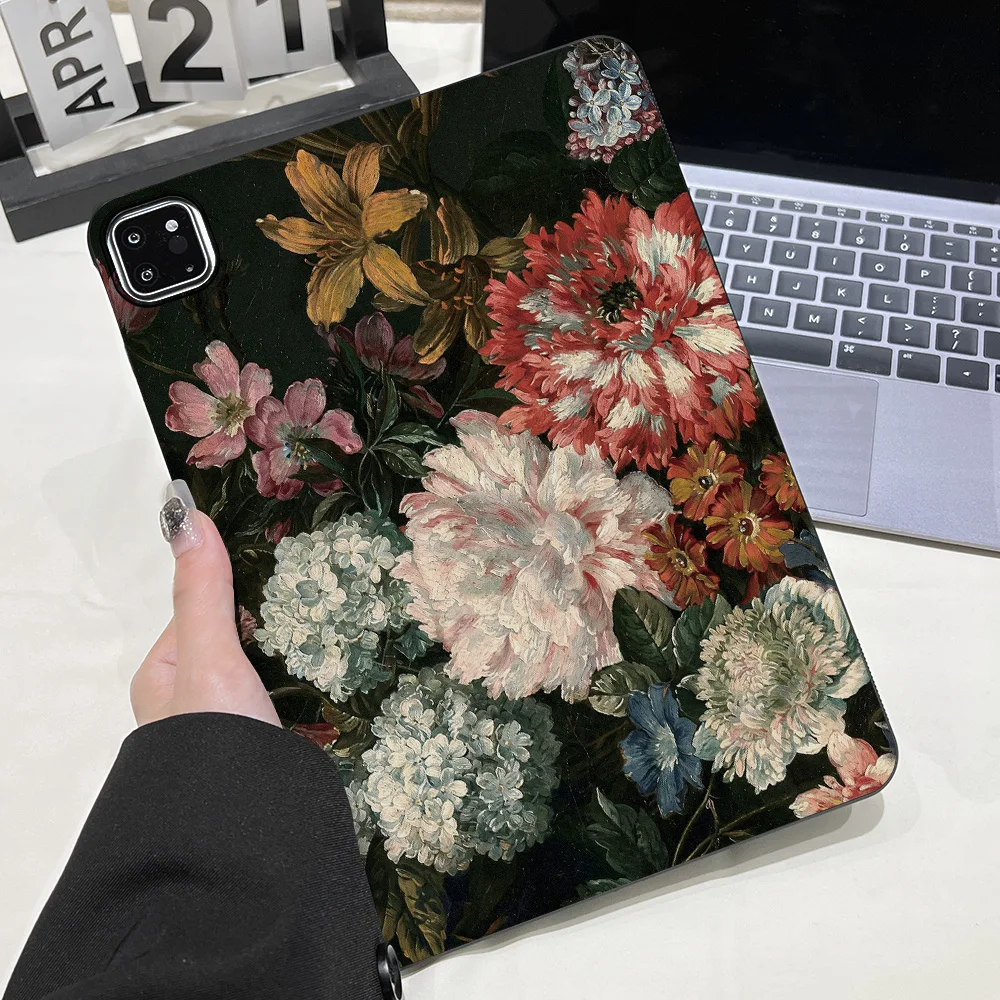 Hibiscus Flowers Case For iPad Pro 11 13 M5 M4 Cases iPad Pro 10.5 12.9 11 2025 2024 2022 2021 2020 2018 Gen 6/5/4th Cases Cover