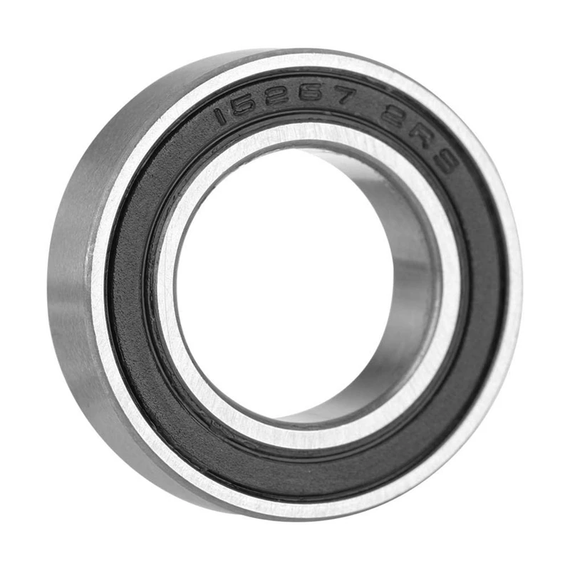 10Pcs 15267-2RS Rubber Sealed Deep Groove Ball Bearing 15X26x7mm Sealed Radial Ball Ring Bicycle Bottom Hub Bearing