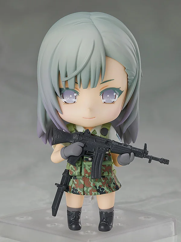 100% Original:Little Armory Toyosaki Ena Q version figma PVC Action Figure Anime Figure Model Toys Figure Collection Doll Gift