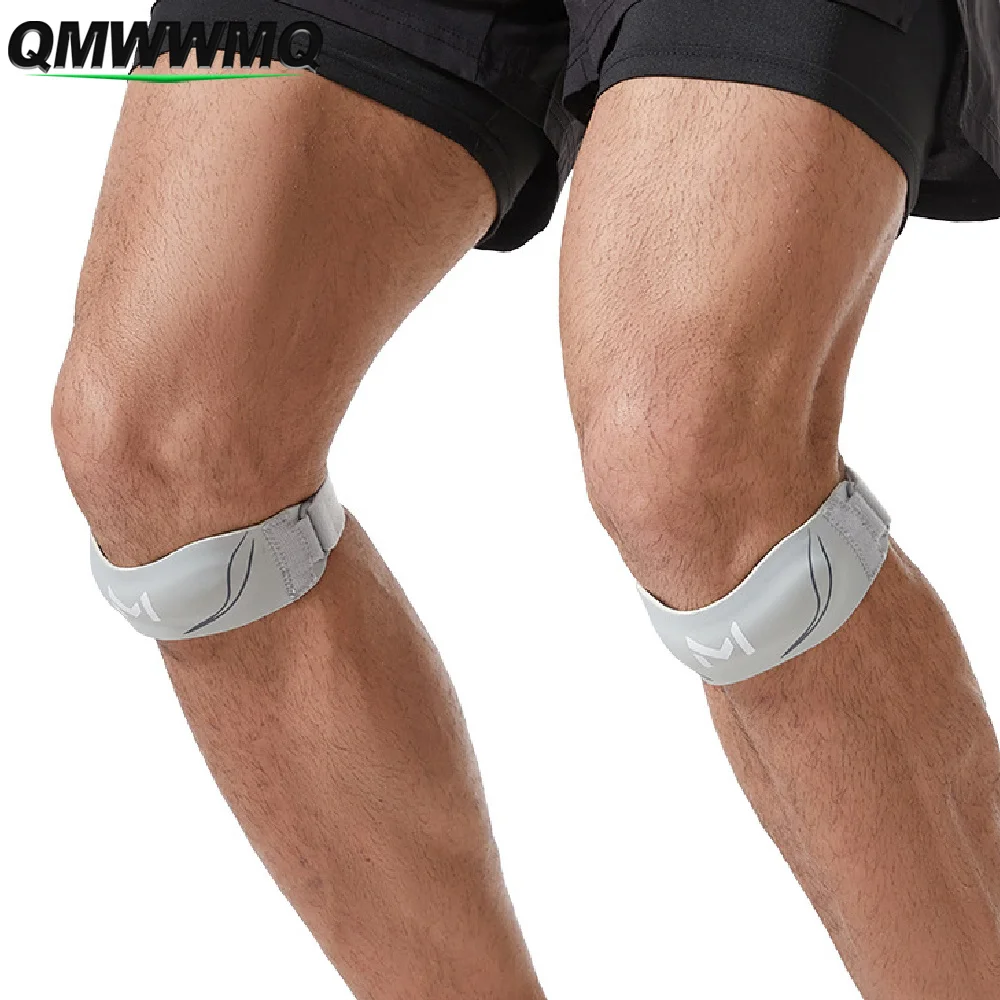 1PCS Men Women Adjustable Knee Brace Patella Tendon Strap, Pain Relief Knee Support Band for Running Tennis Volleyball Bicycle