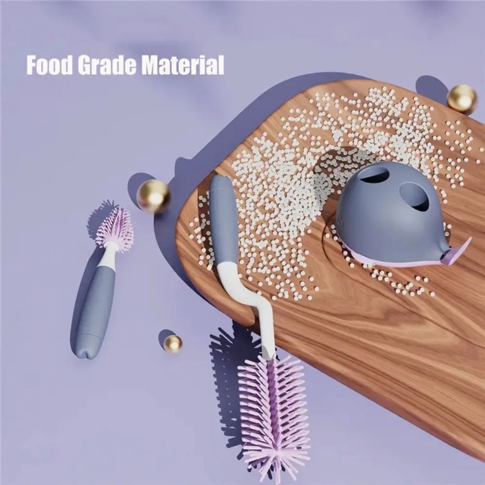 

Аксессуары 3 в 1, силиконовая щетка для чистки детских бутылочек, 360 градусов