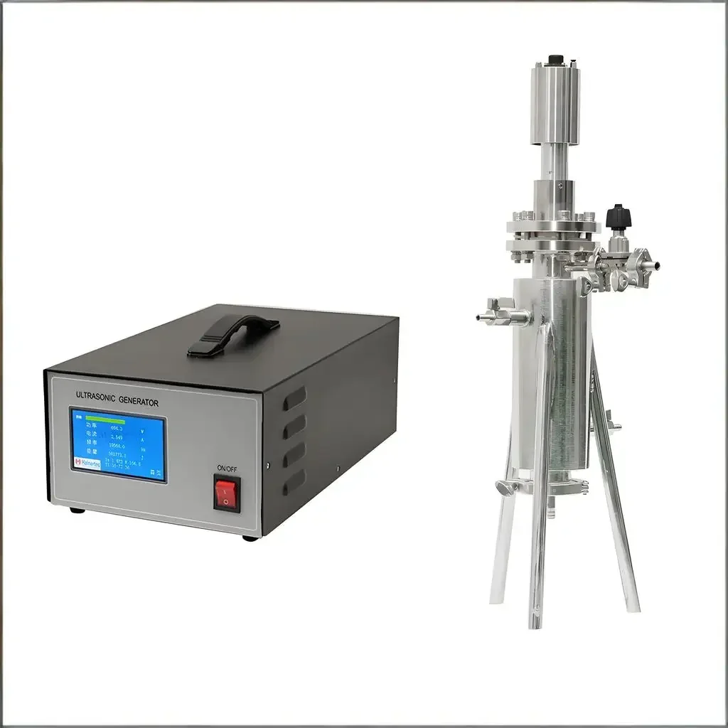 Adjustable Power Online Continuous Flow Ultrasonic Energy Focusing Processor