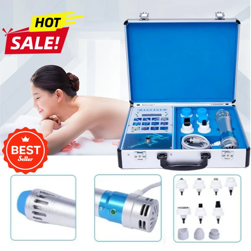 2026 المهنية 7 رؤساء موجة الصدمة مدلك شعرية الباليستية الطاقة الأنسجة العميقة جهاز العلاج الطبيعي لتخفيف آلام العضلات #1