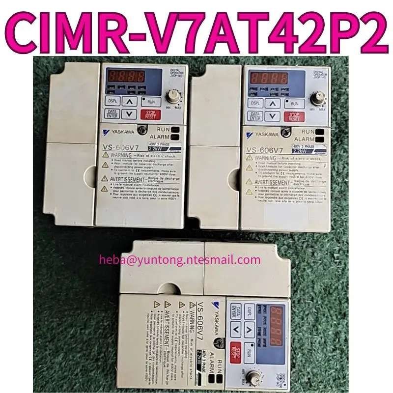 

Used frequency converter CIMR-V7AT42P2, 2.2kw