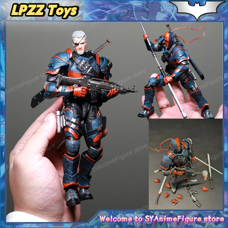 In Stock LPZZ Toys Batman Arkham Knight Deathstroke Action Figure DC Multiverse Superman 1/12 Toys Collection Gift view 2
