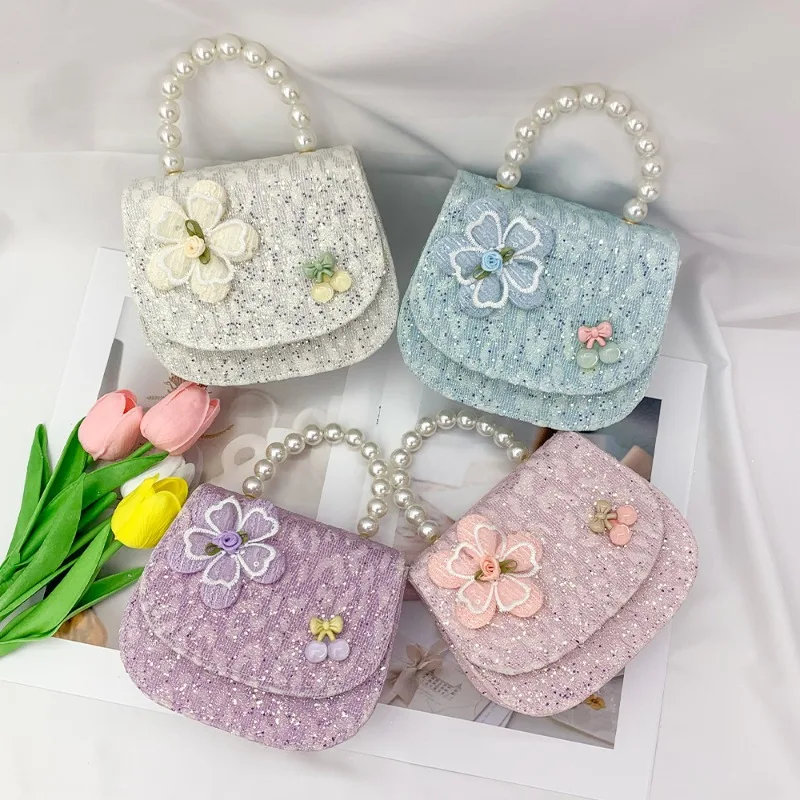 

Kids Crossbody Bags for Women Shoulder Bags Cute Girl Pearl Purse and Handbags Designer Bag Mother Kids Bags for Girl Сумка Sac