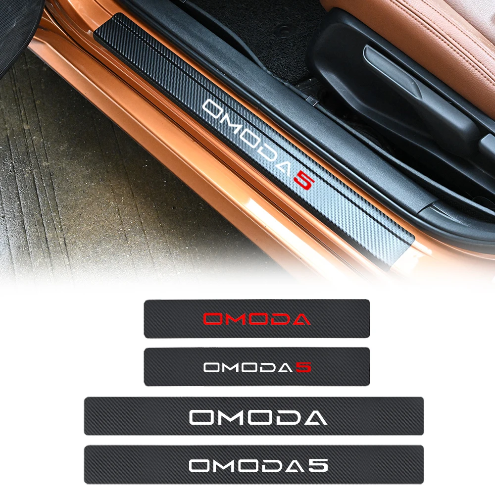 Protective Paste Car Doorsill Bar Welcome Pedal Anti-stepping Protective Sticker For Chery OMODA 5 C5 S5 S5GT FX 2022 2023 2024